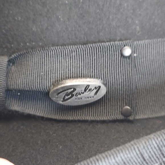 Bailey of Hollywood Derby Hat Sz Large 100% Wool Black Made in USA Vintage Lined - Picture 4 of 16